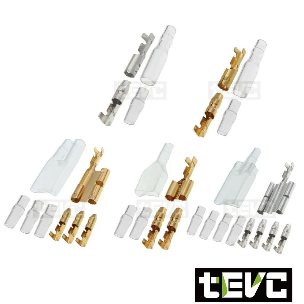 Tevc Rig 《tevc》0.5-1.5mm² / 4.0mm子彈頭 一分二 電線對接端子 K009 E-ZEN、DEEN、VESSEL、ANEX、KTC ...